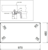 Granitový dřez Sinks AMANDA 990 Metalblack TLAM99050074