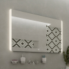 Nimco OBDELNÍKOVÁ - OBLÉ ROHY LED zrcadlo 900x700 s dotykovým senzorem ZP 17019V