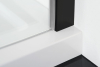 Polysan ZOOM BLACK obdélníkový sprchový kout 1400x800mm L/P varianta ZL1314BZL3280B