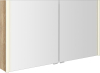 Sapho ALIX galerka s LED osvětlením, 2x dvířka, 126x70x17, 5cm, dub alabama AX126-0022