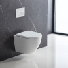 Mereo WC závěsné kapotované, Smart Flush RIMLESS, 490x370x360, keramické, vč. sedátka CSS126 VSD82T2
