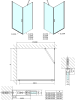 Polysan ZOOM čtvercový sprchový kout 900x900mm L/P varianta ZL1290ZL3290