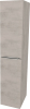 Mereo Mailo, koupelnová skříňka vysoká 170 cm, chrom madlo, Multidecor, Chromix stříbrný CN594LPACST