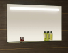 Sapho BRETO zrcadlo s LED osvětlením a policí 100x60, 8cm BT100