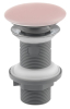 Isvea Umyvadlová výpust 5/4“, click-clack, keramická zátka, 20-70mm, růžová mat Salmon 38TP0167I