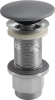Sapho Umyvadlová výpust 5/4“, click-clack, betonová zátka, 10-80mm, šedá mat FG917