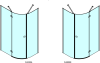Polysan FORTIS LINE čtvrtkruhová sprchová zástěna 1100x900x2000, levá FL5190L