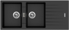 Granitový dřez Sinks PERFECTO 1160 DUO Metalblack ACRPE1160500274