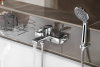 Aqualine DAPHNE nástěnná vanová baterie, chrom DH101