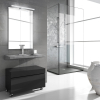 Sapho FELINA LED svítidlo, 10 W, 458x15x112 mm, IP44, chrom FE045