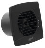 Cata UC-10 TH koupelnový ventilátor axiální s automatem, 8W, potrubí 100mm, černá 01202200