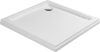 Gelco DIONA sprchová vanička z litého mramoru, čtverec 90x90x7, 5cm, bílá GD009