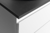 Aqualine ALTAIR skříňka s deskou 62, 5 cm, bílá/antracit břidlice AI267-03