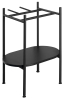 Sapho PUNO podstavec pod umyvadlo 400x820x360mm, černá SKA570-2