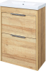 Mereo Vigo, koupelnová skříňka s keramickým umyvadlem 51 cm, dub Riviera CN320