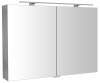 Sapho RIWA galerka s LED osvětlením, 101x70x17cm, dub stříbrný RIW100-0011