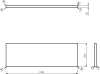 Sapho WOODY deska 1100x28x360mm, masiv přírodní dub WD116-70