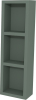 Mereo Aira, koupelnová skříňka 20 cm, horní, policová, Multidecor, Zelená Verde CN796SZEV1
