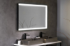 Sapho SORT zrcadlo s LED osvětlením 120x70cm, černá mat ST120