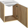 Aqualine ZOJA/KERAMIA FRESH umyvadlová skříňka 40x50x32cm, dub platin 51048DP