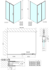Polysan EASY obdélníkový sprchový kout 1500x1000mm, čiré sklo L/P varianta EL1515EL3415