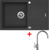 Granitový dřez Sinks LINEA 780 XC Granblack + Vitalia G4230XC