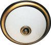 Sapho GLOSTER stropní svítidlo,  ø 315mm,  2xE14, 40W, IP21, bronz AU514