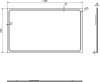 Sapho GEMINI zrcadlo s LED osvětlením 110x65cm GM110