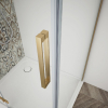 Gelco TRINITY GOLD MATT čtvercový sprchový kout 1000x1000mm, rohový vstup, matné sklo GT2210-10M-G