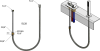 Sapho SET sprchové hadice pro výsuvné sprchy z vany, F1/2"- F1/2", 275cm, chrom FLE18