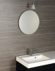 Aqualine Zrcadlo s broušenou hranou kulaté ø 50cm, CU free 22443