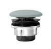 GSI GSI umyvadlová výpust 5/4“, neuzavíratelná, keramická zátka, 5-65mm, ghiaccio mat PVC15