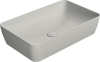 GSI NUBES keramické umyvadlo na desku 60x38cm, cenere mat 903617