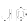 CREAVIT GRANDE WC sedátko, Soft Close, bílá KC1403.01.0000E