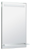 Aqualine Zrcadlo s LED osvětlením a policí 50x80cm, kolébkový vypínač ATH52