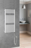 Aqualine TONDI-E elektrické otopné těleso rovné 450x970 mm, 300 W, bílá DE450T