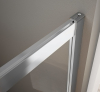 Bruckner BORG čtvercová sprchová zástěna 800x800x1950 mm, čiré sklo 751.180.1