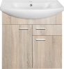 Aqualine ZOJA umyvadlová skříňka 71, 5x74x34cm, dub platin 51175