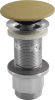 Sapho Umyvadlová výpust 5/4“, click-clack, betonová zátka, 10-80mm, žlutá mat FG922
