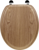 Aqualine AQUALINE WC sedátko, dub 1705-10
