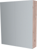 Mereo Koupelnová skříňka zrcadlová 80 cm, galerka, 2 x dvířka, Multidecor, Dub Nelson CN798G82DNLS