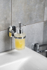 Aqualine RUMBA dávkovač mýdla 160ml, mléčné sklo, chrom RB119