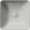GSI SAND/NUBES keramické umyvadlo na desku 38x38cm, cenere mat 903817