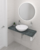 Sapho AVICE deska pod umyvadlo 250x36cm, tl.5cm, aquamarine AV2566