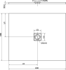 Polysan FLEXIA vanička z litého mramoru s možností úpravy rozměru, 120x100cm, bílá mat 71563MAT