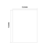 Aqualine Zrcadlo s broušenou hranou 50x70cm, CU free 22492