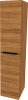 Mereo Mailo, koupelnová skříňka vysoká 170 cm, černé madlo, Multidecor, Ořech Dijon přírodní CN594LPBODP1