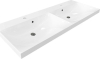 Mereo Opto, koupelnová skříňka s umyvadlem z litého mramoru 121cm, dub Riviera CN923M
