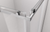 Polysan THRON ROUND čtvercový sprchový kout 1200x800mm, kulaté pojezdy, rohový vstup TL2280-5005