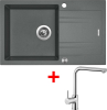 Granitový dřez Sinks LINEA 780 XC Titanium + Elka G4672XC